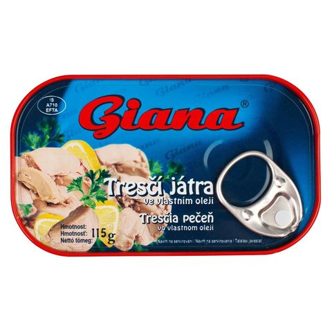Giana Cod Liver in Its Own Oil | 115 g