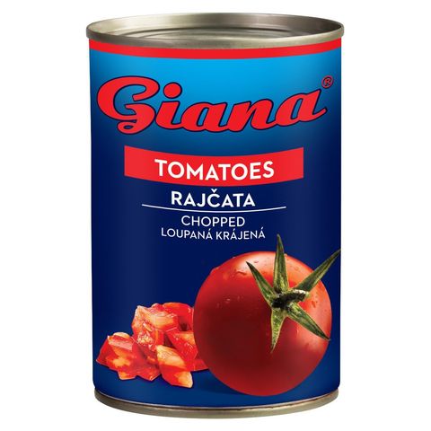 Giana Krájená a loupaná rajčata | 400 g