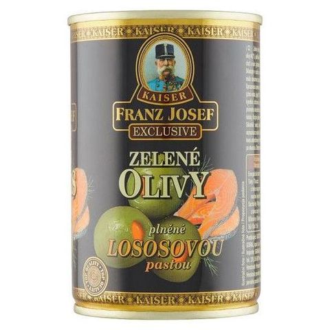 Franz Josef Kaiser Zelené olivy plněné lososovou pastou | 300 g