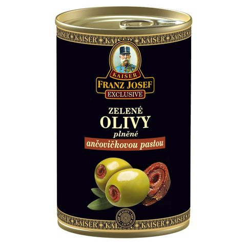 Franz Josef Kaiser Green Olives Stuffed with Anchovy Paste | 300 g