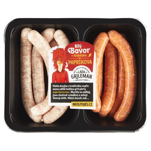 Láďa Grileman Paprika & White Bavarian Sausage | 500 g