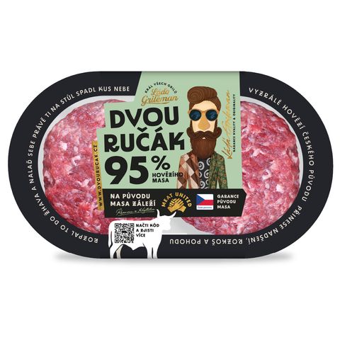 Láďa Grileman Dvouručák hovězí burger | 330 g