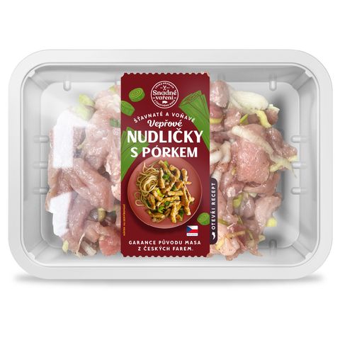 Vepřové nudličky s pórkem | 500 g