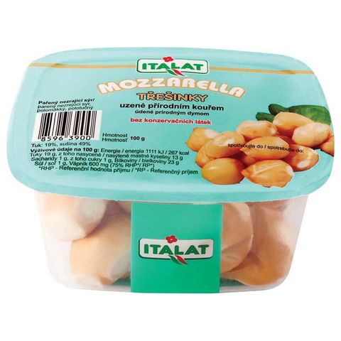 Italat Mozzarella sýr uzené třešinky | 100 g