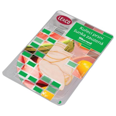 Le&co Kuřecí prsní šunka zauzená | 100 g