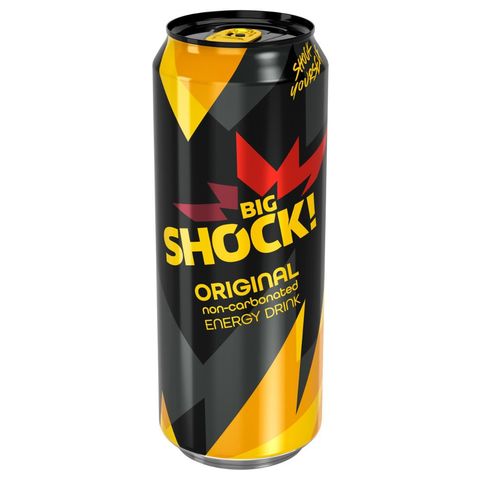 Big Shock! Original neperlivý energetick ý nápoj | 500 ml