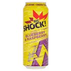 Big Shock! Blueberry & Raspberry energetický nápoj | 500 ml