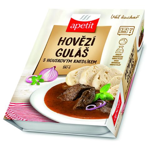 Apetit Hovězí guláš s houskovým knedlíkem | 490 g