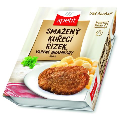 Apetit Smažený kuřecí řízek s bramborovou kaší | 420 g