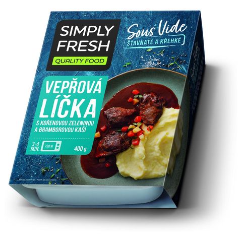 Apetit Pork cheeks with root vegetables and mashed potatoes | 400 g