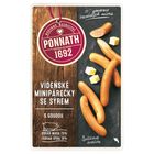 Ponnath Vídeňské mini párečky se sýrem | 200 g