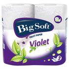 Big Soft Violet toaletní papír dvouvrstvý | 4 x 1 kus