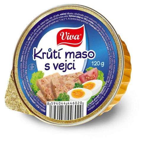 Viva Turkey Meat with Eggs | 120 g