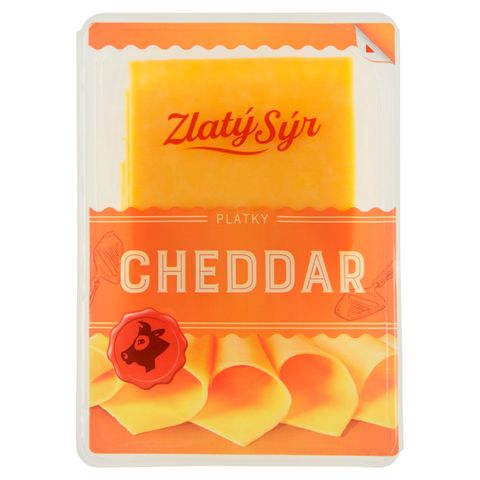 Zlatý Sýr Cheddar plátky | 100 g