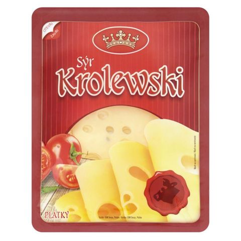 Krolewski Original sýr 45% plátky | 100 g