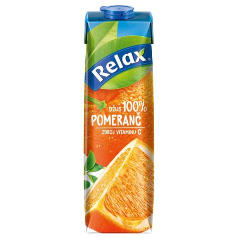 Relax pomeranč 100% | 1 l