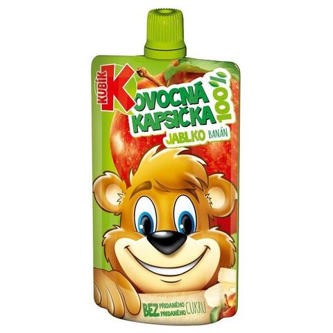 Kubík Fruit Pouch Apple and Banana | 100 g