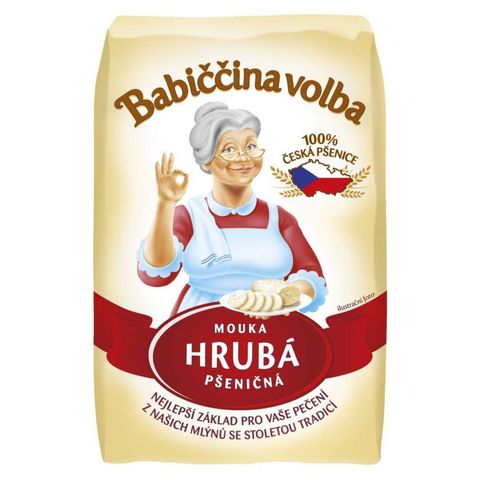Babiččina Volba Hrubá světlá pšeničná mouka | 1 kg