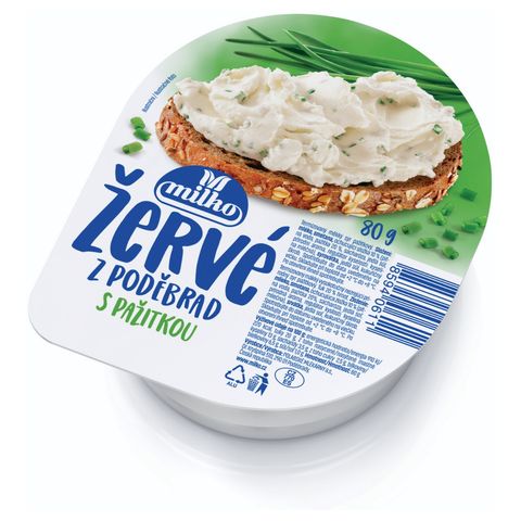 Milko Žervé z Poděbrad pažitka sýr | 80 g