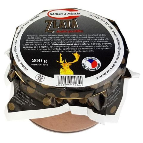Náhlík Zlatá daňčí paštika | 200 g