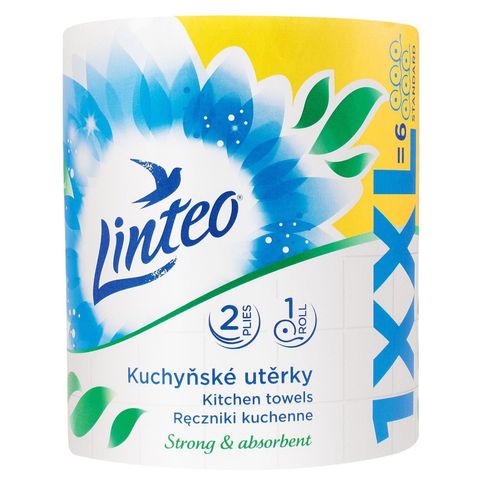 Linteo XXL kuchyňské utěrky dvouvrstvé 60m | 1 kus