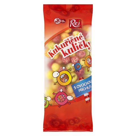 Rej Kukuřičné kuličky s ovocnou příchutí | 45 g