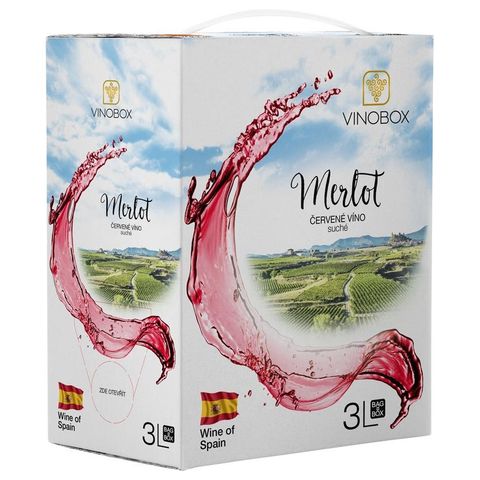 Vinobox Merlot BiB dry red wine | 3 l