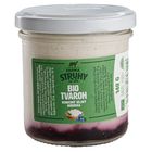 Farma Struhy Bio selský tvaroh ochucený borůvka | 140 g