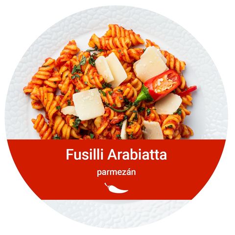 Čerstvá pasta Mini fusilli s omáčkou Arabiatta | 360 g