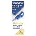 Sanorin 0,5 mg/ml nosní kapky, roztok | 10 ml