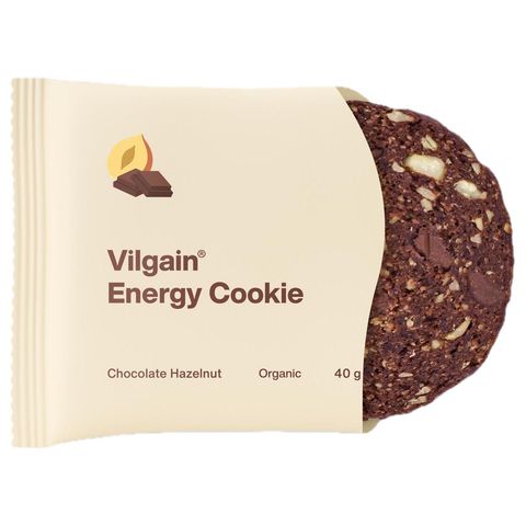 Vilgain Energy Cookie BIO sušenka s čokoládou a lískovými ořechy | 40 g