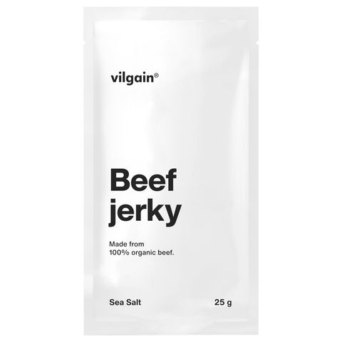 Vilgain Organic Beef Jerky Sea salt | 25 g