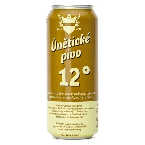 Únětice lager 12° beer | 500 ml