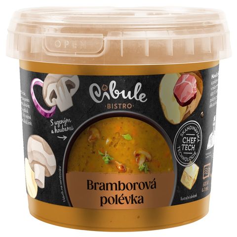 Cibule Bistro Bramborová polévka s uzeným masem | 340 ml