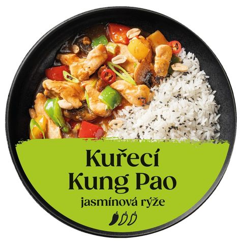 Cibule Bistro Kung-Pao Chicken with Jasmine Rice, Peanuts and Sesame | 360 g