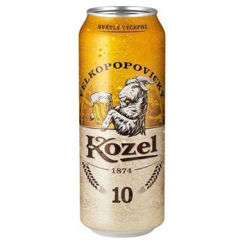 Velkopopovický Kozel 10 Light Draught Beer Can | 500 ml