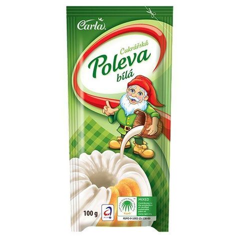 Carla Cukrářská bílá poleva | 100 g