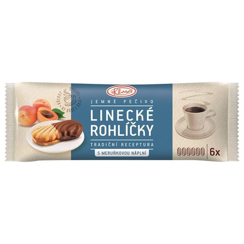 Klasa Linecké rohlíčky s meruňkovou náplní | 210 g