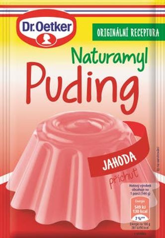 Dr. Oetker Naturamyl jahodový puding | 37 g