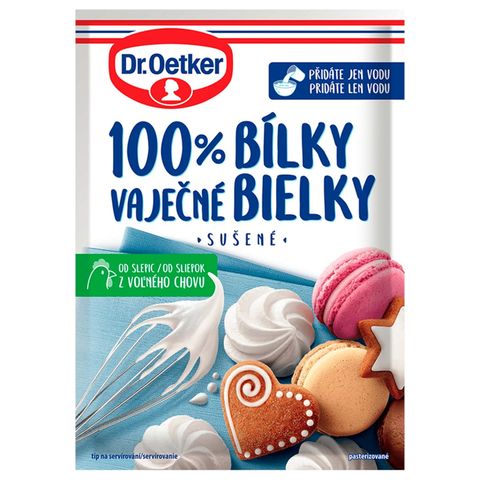 Dr. Oetker 100% sušené vaječné bílky | 15 g