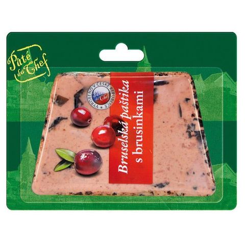 Paté Du Chef Bruselská paštika s brusinkami | 125 g