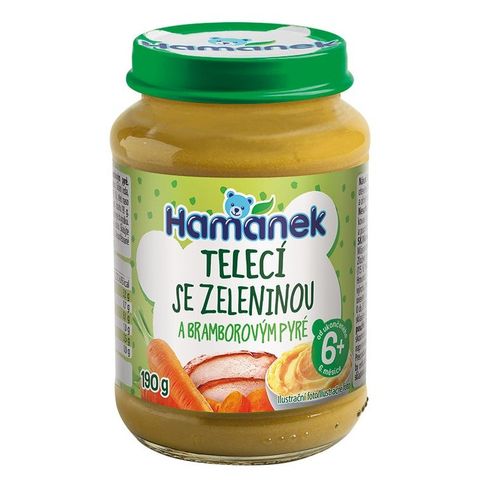 Hamánek Telecí a zelenina dětská výživa | 190 g