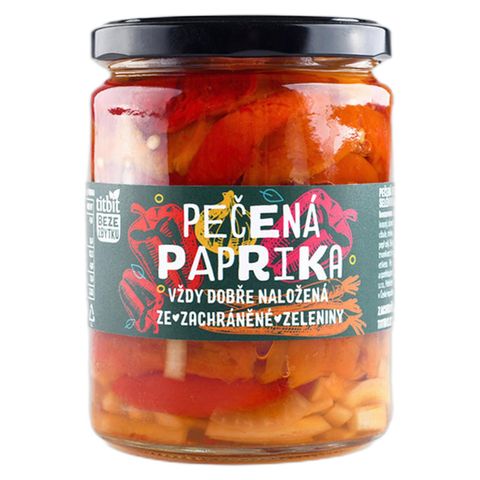 Titbit bezezbytku Pečená paprika ve sladkokyselém nálevu | 500 g