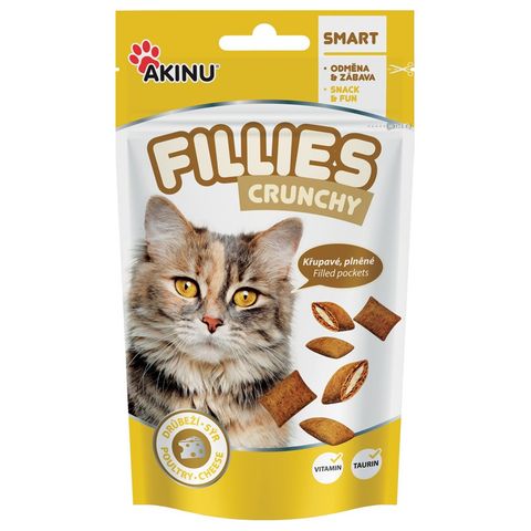 Akinu Fillies Cat Food Pockets Poultry, Meat and Cheese | 50 g