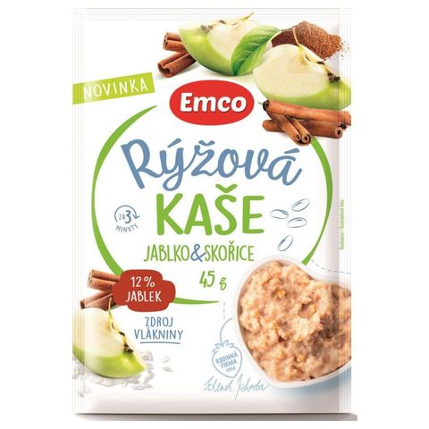 Emco Jablko a skořice rýžová kaše | 45 g