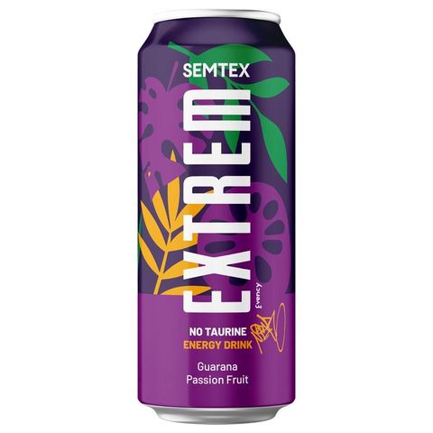 Semtex Energetický nápoj Extrem passion fruit+guarana | 500 ml