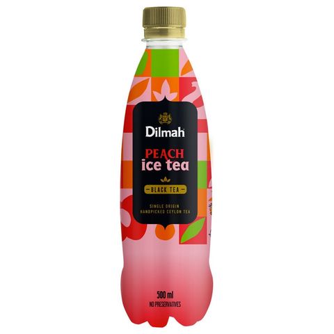 Dilmah Broskvový černý ledový čaj | 500 ml