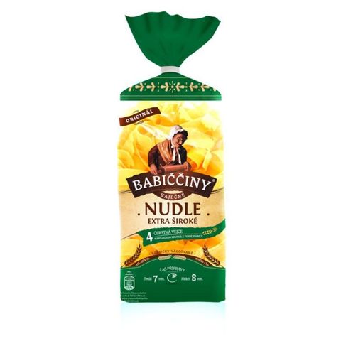 Babiččiny Těstoviny Nudle extra široké | 330 g