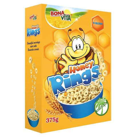 Bonavita Honey rings medové kroužky | 375 g