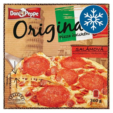 Don Peppe Original Pizza salámová | 360 g
